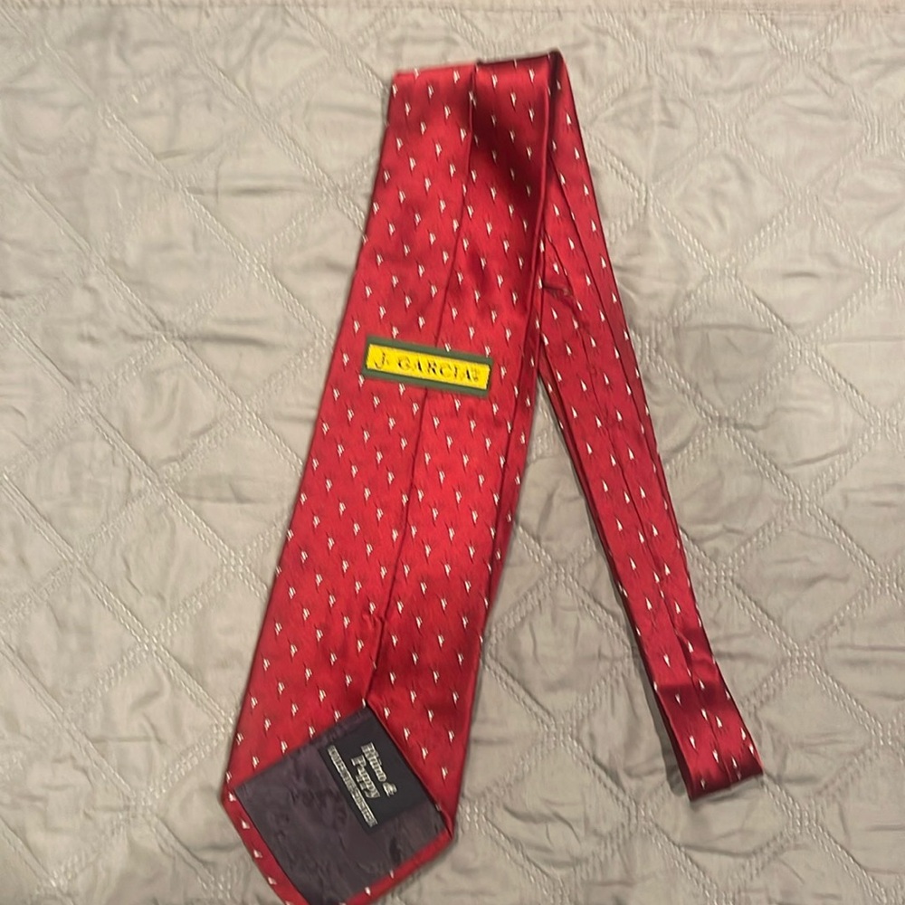 J GARCIA MEN'S TIE RHINO & PUPPY COLLECTION
